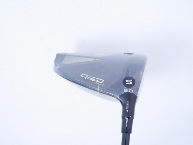 Driver : Taylormade : **ของใหม่ ยังไม่แกะพลาสติก** ไดรเวอร์ Taylormade Qi4D MAX (รุ่นใหม่ล่าสุด ออกปี 2026) Loft 9 ก้าน Mitsubishi REAX 50 Flex S