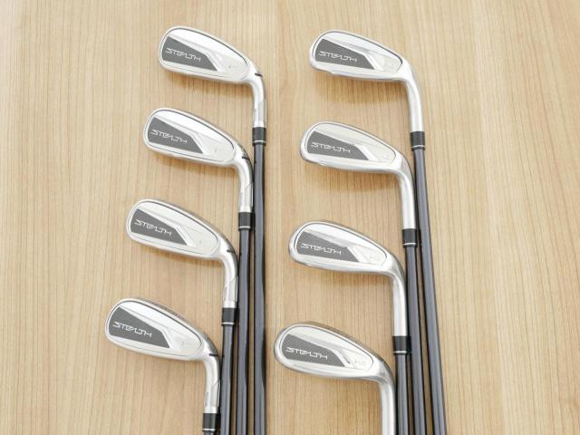 Iron set : Taylormade : ชุดเหล็ก Taylormade Stealth HD (ออกปี 2022 Japan Spec. ใบใหญ่มาก ตีง่ายสุดๆ) มีเหล็ก 5-Pw,Aw,Sw (8 ชิ้น) ก้านกราไฟต์ Mitsubishi Tensei TM60 Flex R