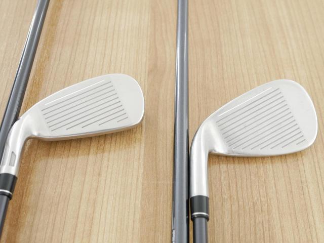Iron set : Taylormade : ชุดเหล็ก Taylormade Stealth HD (ออกปี 2022 Japan Spec. ใบใหญ่มาก ตีง่ายสุดๆ) มีเหล็ก 5-Pw,Aw,Sw (8 ชิ้น) ก้านกราไฟต์ Mitsubishi Tensei TM60 Flex R