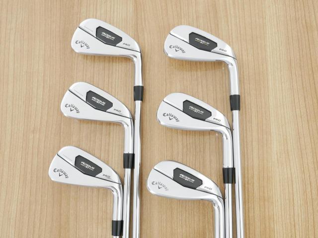 Iron set : Callaway : ชุดเหล็ก Callaway Rogue ST Pro (ออกปี 2022 คม นุ่ม แน่นมาก) มีเหล็ก 5-Pw (6 ชิ้น) ก้านเหล็ก Dynamic Gold 95 S200