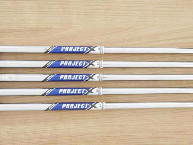 Iron set : Titleist : ชุดเหล็ก Titleist T100 Forged (รุ่นปี 2020) มีเหล็ก 6-Pw (5 ชิ้น) ก้านเหล็ก Project X 6.0 Flex SX