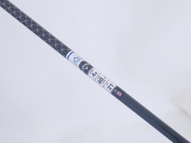 Fairway Wood : callaway : ไม้กระเทย Callaway Paradym AI Smoke HL (รุ่นปี 2024 Japan Spec.) Loft 21 ก้าน Mitsubishi TENSEI 50 Flex S