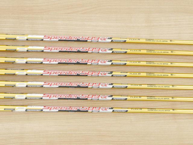 Iron set : Katana : ชุดเหล็ก Katana Sword ATC-589a (หน้าเด้ง) มีเหล็ก 6-Pw,Aw,Sw (7 ชิ้น) ก้านกราไฟต์ Fujikura Speeder 589 Flex R