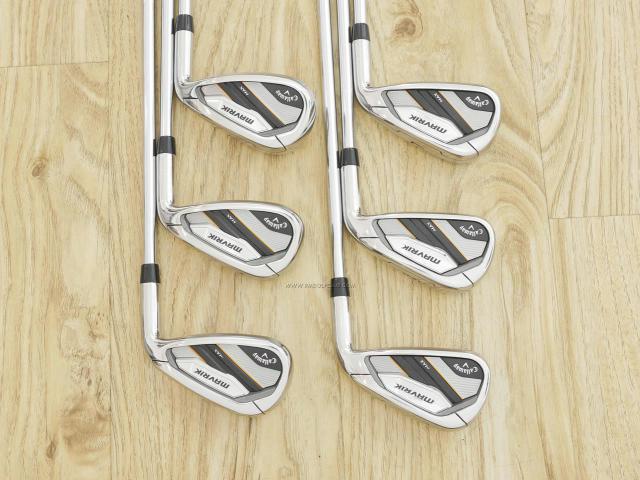 Iron set : Callaway : ชุดเหล็ก Callaway Mavrik MAX (ออกปี 2020 ตีง่าย ไกลมากๆ) มีเหล็ก 5-Pw (6 ชิ้น) ก้านเหล็ก KBS MAX 90 Flex S