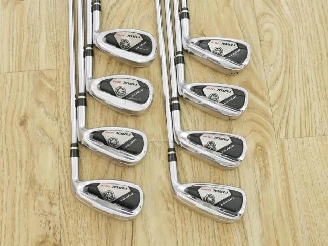 Iron set : Yamaha : ชุดเหล็ก Yamaha Inpres RMX UD+2 (ปี 2017 ตีไกลที่สุด ไกลกว่าเหล็กทั่วไป 2 เบอร์) มีเหล็ก 5-Pw,Aw,Sw (8 ชิ้น) ก้านเหล็ก NS Pro ZELOS 7 Flex R