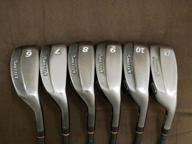 Iron set : Maruman : ชุดเหล็กกระเทย Maruman Shuttle i3000x มีเหล็ก 6-10,Pw (6 ชิ้น เทียบเท่า 5-Pw) ก้านกราไฟต์ Flex R 