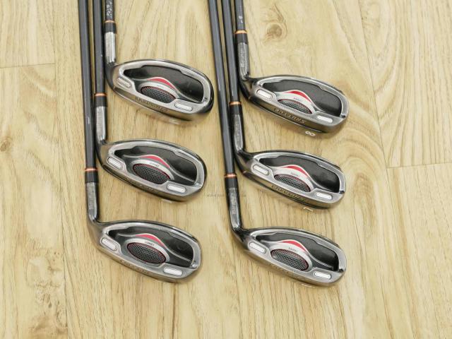 Iron set : Maruman : ชุดเหล็กกระเทย Maruman Shuttle i3000x มีเหล็ก 6-10,Pw (6 ชิ้น เทียบเท่า 5-Pw) ก้านกราไฟต์ Flex R 