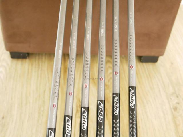 Iron set : PRGR : ชุดเหล็ก PRGR Egg PF Forged (รุ่นปี 2019 ตีง่ายและไกลมากๆ โกงสุดๆ) มีเหล็ก 6-Pw,Aw (6 ชิ้น) ก้านกราไฟต์ M-40 Flex SR