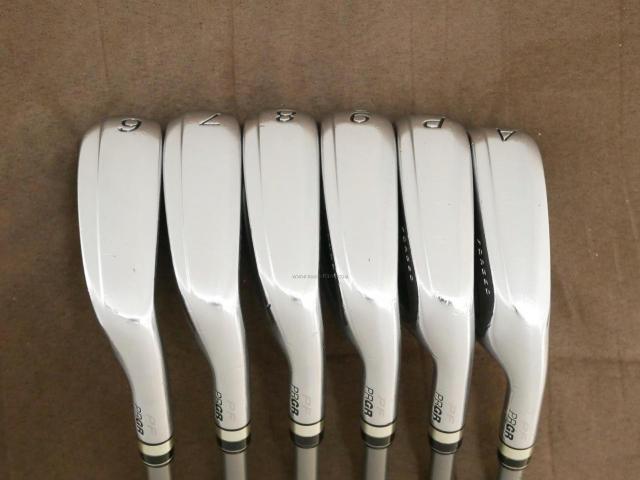 Iron set : PRGR : ชุดเหล็ก PRGR Egg PF Forged (รุ่นปี 2019 ตีง่ายและไกลมากๆ โกงสุดๆ) มีเหล็ก 6-Pw,Aw (6 ชิ้น) ก้านกราไฟต์ M-40 Flex SR