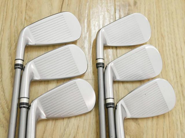 Iron set : PRGR : ชุดเหล็ก PRGR Egg PF Forged (รุ่นปี 2019 ตีง่ายและไกลมากๆ โกงสุดๆ) มีเหล็ก 6-Pw,Aw (6 ชิ้น) ก้านกราไฟต์ M-40 Flex SR