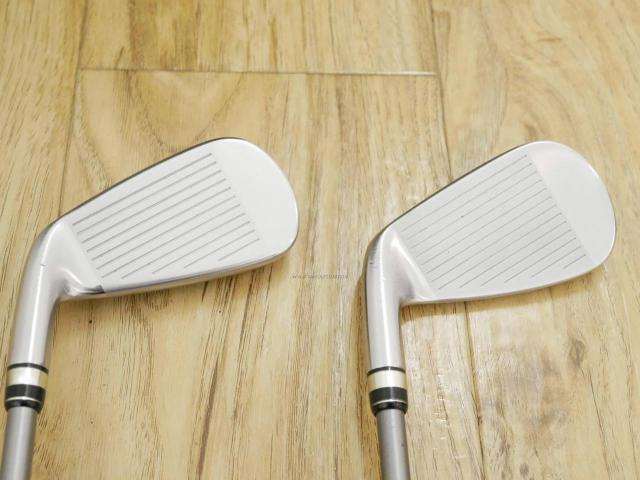 Iron set : PRGR : ชุดเหล็ก PRGR Egg PF Forged (รุ่นปี 2019 ตีง่ายและไกลมากๆ โกงสุดๆ) มีเหล็ก 6-Pw,Aw (6 ชิ้น) ก้านกราไฟต์ M-40 Flex SR