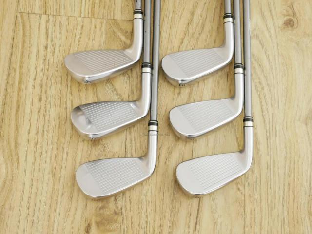 Iron set : PRGR : ชุดเหล็ก PRGR Egg PF Forged (รุ่นปี 2019 ตีง่ายและไกลมากๆ โกงสุดๆ) มีเหล็ก 6-Pw,Aw (6 ชิ้น) ก้านกราไฟต์ M-40 Flex SR