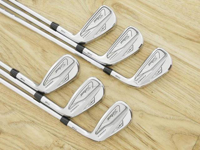 Iron set : Titleist : ชุดเหล็ก Titleist AP2 718 Forged (ออกปี 2018) มีเหล็ก 5-Pw (6 ชิ้น) ก้านเหล็ก NS Pro 950 Flex S