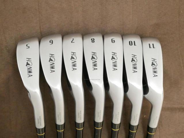 Iron set : Honma : ชุดเหล็ก Honma AMAZING Spec (หน้าเด้ง โกงองศาสุดๆ ไกลที่สุด) มีเหล็ก 5-11 (7 ชิ้น ระยะเทียบเท่า 4-Pw) ก้านกราไฟต์ Flex R