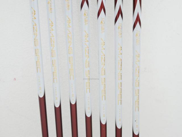 Iron set : Honma : ชุดเหล็ก Honma AMAZING Spec (หน้าเด้ง โกงองศาสุดๆ ไกลที่สุด) มีเหล็ก 5-11 (7 ชิ้น ระยะเทียบเท่า 4-Pw) ก้านกราไฟต์ Flex R