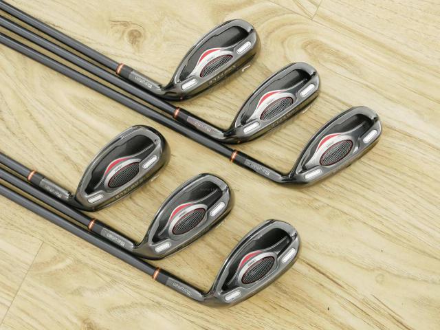 Iron set : Maruman : ชุดเหล็กกระเทย Maruman Shuttle i3000x มีเหล็ก 5-Pw (6 ชิ้น) ก้านกราไฟต์ Flex R 