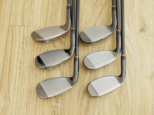 Iron set : Maruman : ชุดเหล็กกระเทย Maruman Shuttle i3000x มีเหล็ก 5-Pw (6 ชิ้น) ก้านกราไฟต์ Flex R 