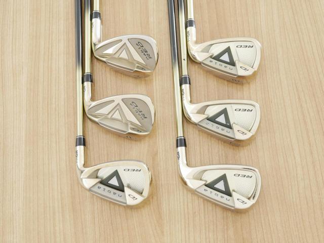 Iron set : PRGR : ชุดเหล็ก PRGR ID Nabla Red Titan (รุ่นท๊อปสุด หน้าเด้ง ไกลมาก) มีเหล็ก 6-Pw,Aw (6 ชิ้น) ก้านกราไฟต์ M-37 Flex R