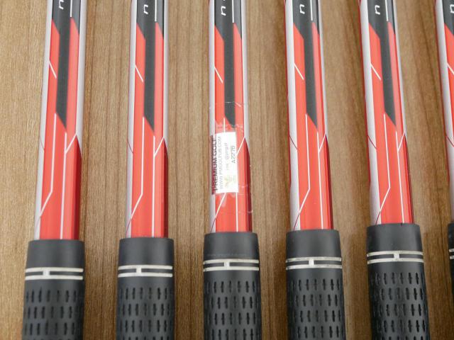 Iron set : PRGR : ชุดเหล็ก PRGR ID Nabla Red Titan (รุ่นท๊อปสุด หน้าเด้ง ไกลมาก) มีเหล็ก 6-Pw,Aw (6 ชิ้น) ก้านกราไฟต์ M-37 Flex R