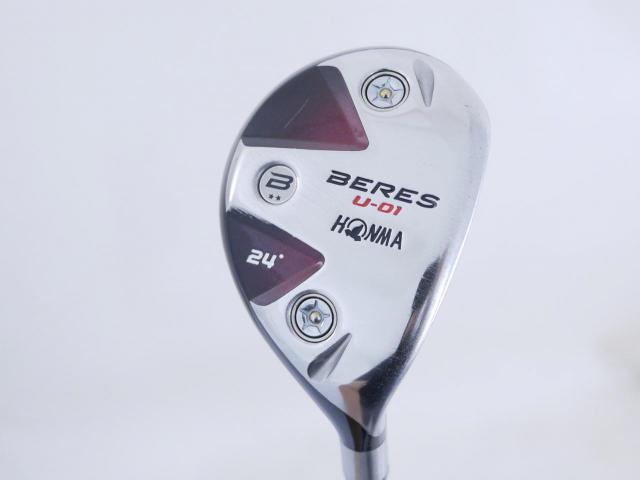 Fairway Wood : Honma : **มีบุบ** ไม้กระเทย Honma Beres U-01 Loft 24 ก้าน ARMRQ 6 (49) Flex R (2 ดาว)