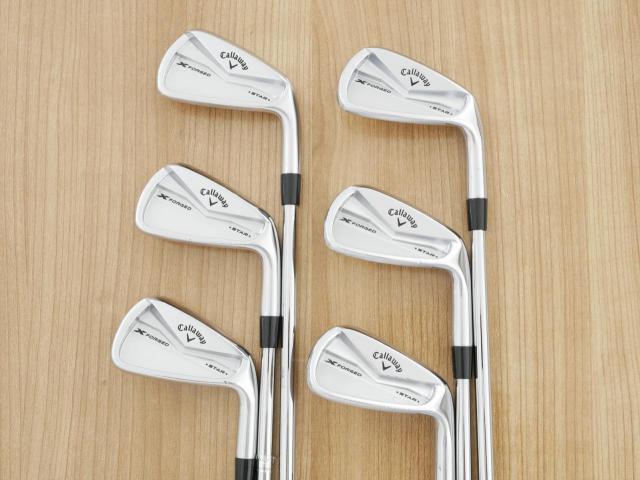 Iron set : Callaway : ชุดเหล็ก Callaway X Forged Star (ออกปี 2024) มีเหล็ก 5-Pw (6 ชิ้น) ก้านเหล็ก NS Pro Modus 105 Flex S