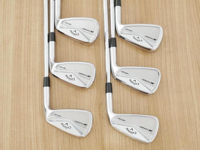 Iron set : Callaway : ชุดเหล็ก Callaway X Forged Star (ออกปี 2024) มีเหล็ก 5-Pw (6 ชิ้น) ก้านเหล็ก NS Pro Modus 105 Flex S