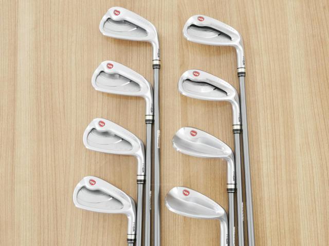 Iron set : PRGR : ชุดเหล็กกระเทย PRGR NEW Egg Forged (รุ่นปี 2020 ตีง่ายและไกลมากๆ เด้งสุดๆ COR 0.82) มีเหล็ก 6-Pw,Aw,As,Sw (8 ชิ้น) ก้านกราไฟต์ M-37 Flex R