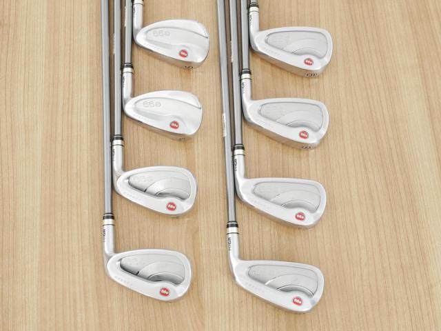 Iron set : PRGR : ชุดเหล็กกระเทย PRGR NEW Egg Forged (รุ่นปี 2020 ตีง่ายและไกลมากๆ เด้งสุดๆ COR 0.82) มีเหล็ก 6-Pw,Aw,As,Sw (8 ชิ้น) ก้านกราไฟต์ M-37 Flex R