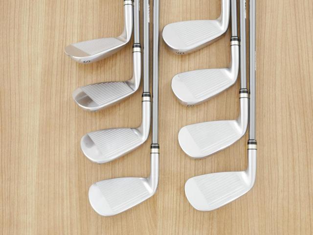 Iron set : PRGR : ชุดเหล็กกระเทย PRGR NEW Egg Forged (รุ่นปี 2020 ตีง่ายและไกลมากๆ เด้งสุดๆ COR 0.82) มีเหล็ก 6-Pw,Aw,As,Sw (8 ชิ้น) ก้านกราไฟต์ M-37 Flex R
