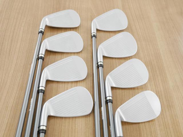 Iron set : PRGR : ชุดเหล็กกระเทย PRGR NEW Egg Forged (รุ่นปี 2020 ตีง่ายและไกลมากๆ เด้งสุดๆ COR 0.82) มีเหล็ก 6-Pw,Aw,As,Sw (8 ชิ้น) ก้านกราไฟต์ M-37 Flex R