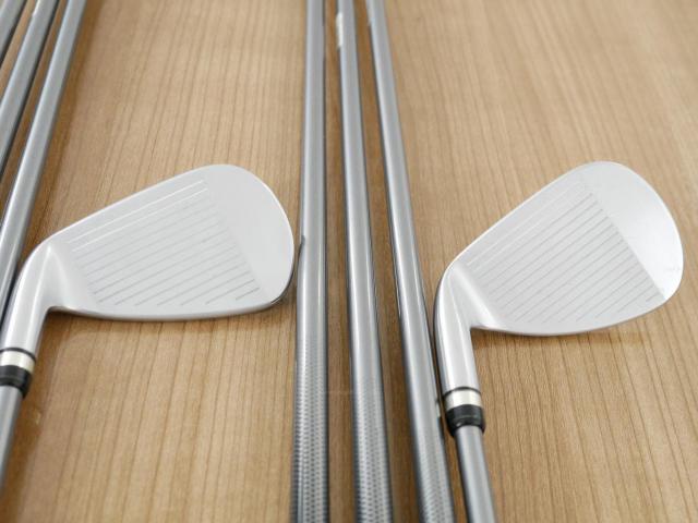 Iron set : PRGR : ชุดเหล็กกระเทย PRGR NEW Egg Forged (รุ่นปี 2020 ตีง่ายและไกลมากๆ เด้งสุดๆ COR 0.82) มีเหล็ก 6-Pw,Aw,As,Sw (8 ชิ้น) ก้านกราไฟต์ M-37 Flex R