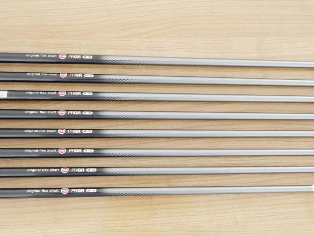 Iron set : PRGR : ชุดเหล็กกระเทย PRGR NEW Egg Forged (รุ่นปี 2020 ตีง่ายและไกลมากๆ เด้งสุดๆ COR 0.82) มีเหล็ก 6-Pw,Aw,As,Sw (8 ชิ้น) ก้านกราไฟต์ M-37 Flex R