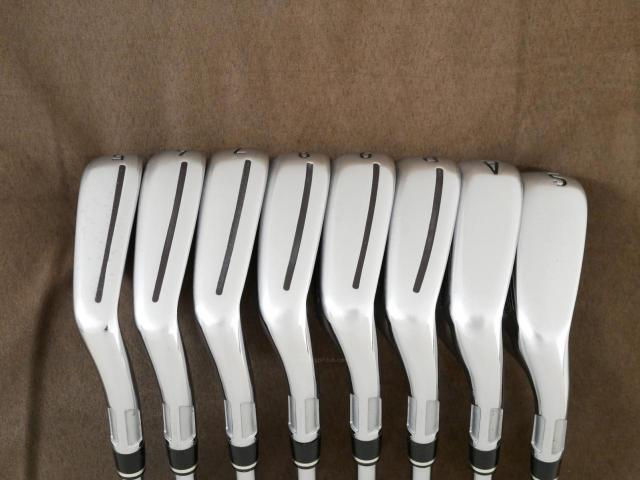 Iron set : Taylormade : ชุดเหล็ก Taylormade M GLOIRE (ปี 2020 รุ่นท๊อปสุด ไกลสุด Japan Spec) มีเหล็ก 5-Pw,Aw,Sw (8 ชิ้น) ก้านเหล็ก NS Pro 820 Flex R