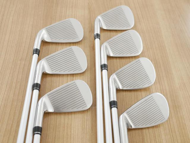Lady club : All : ชุดเหล็ก Callaway Paradym Ai Smoke Max Fast (ออกปี 2024 ตีง่ายมาก ไกล Japan Spec.) มีเหล็ก 6-Pw,Aw,Sw (7 ชิ้น) ก้านกราไฟต์ Mitsubishi ELDIO 40 Flex L