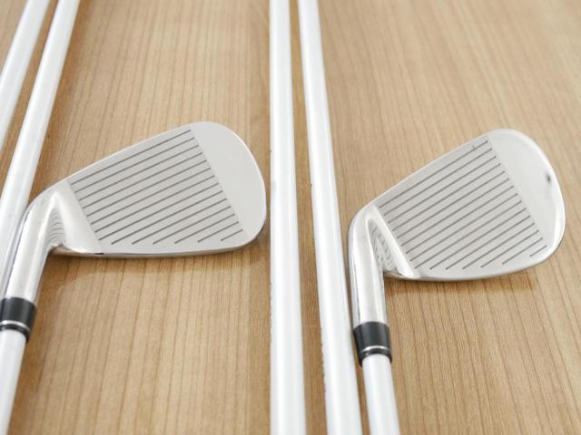 Lady club : All : ชุดเหล็ก Callaway Paradym Ai Smoke Max Fast (ออกปี 2024 ตีง่ายมาก ไกล Japan Spec.) มีเหล็ก 6-Pw,Aw,Sw (7 ชิ้น) ก้านกราไฟต์ Mitsubishi ELDIO 40 Flex L