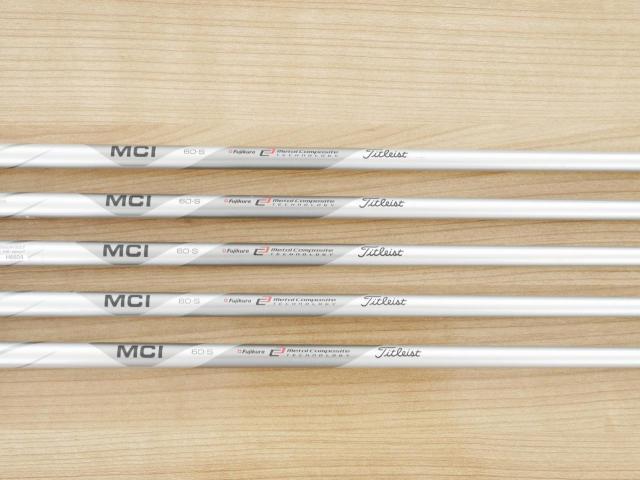 Iron set : Titleist : ชุดเหล็ก Titleist AP1 716 (ออกปี 2016) มีเหล็ก 6-Pw (5 ชิ้น) ก้านกราไฟต์ Fujikura MCI 60 Flex S