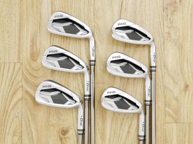 Iron set : Ping : ชุดเหล็ก Ping G430 (รุ่นล่าสุด ออกปี 2022 Japan Spec. ใบใหญ่ ง่าย ไกล) มีเหล็ก 6-W,45 (6 ชิ้น) ก้านกราไฟต์ Ping Tour 2.0 85 Flex S
