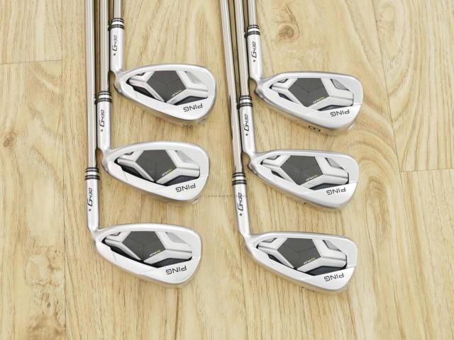 Iron set : Ping : ชุดเหล็ก Ping G430 (รุ่นล่าสุด ออกปี 2022 Japan Spec. ใบใหญ่ ง่าย ไกล) มีเหล็ก 6-W,45 (6 ชิ้น) ก้านกราไฟต์ Ping Tour 2.0 85 Flex S
