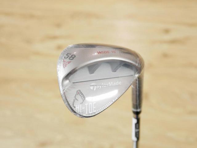 Wedge : Taylormade : **ของใหม่ ยังไม่แกะพลาสติก** Wedge Taylormade Hi-Toe Loft 58 ก้านเหล็ก Dynamic Gold S200