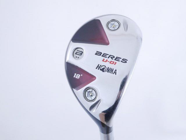 Fairway Wood : Honma : ไม้กระเทย Honma Beres U-01 Loft 18 ก้าน ARMRQ 6 (54) Flex R (2 ดาว)