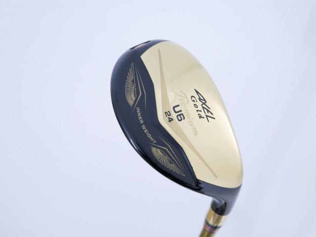 Fairway Wood : Tsuruya : ไม้กระเทย Tsuruya AXEL Gold Premium IV (รุ่นปี 2021 ตัวท๊อป ของใหม่ 2 หมื่นกว่า) Loft 24 Flex R