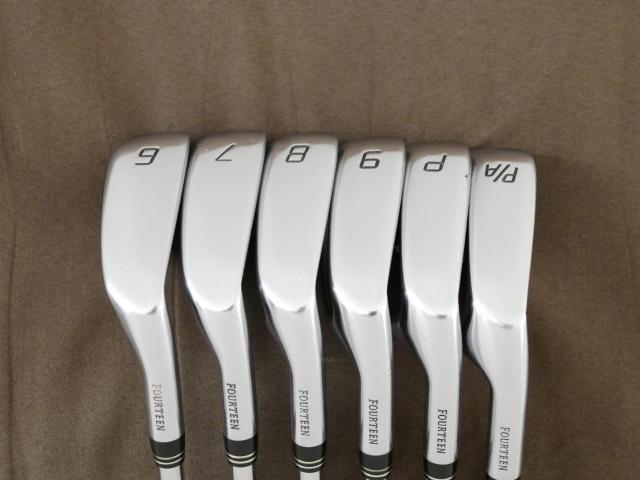 Iron set : Fourteen : ชุดเหล็ก Fourteen TC-340 Forged (ปี 2019 นุ่มมากๆ) มีเหล็ก 6-Pw,Aw (6 ชิ้น) ก้านเหล็ก NS Pro 950 HT Flex S