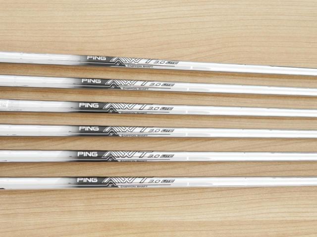 Iron set : Ping : ชุดเหล็ก Ping G440 (รุ่นล่าสุด ออกปี 2025 Japan Spec. ใบใหญ่ ง่าย ไกล) มีเหล็ก 6-W,U (6 ชิ้น) ก้านเหล็ก Ping AWT 3.0 Lite Flex S
