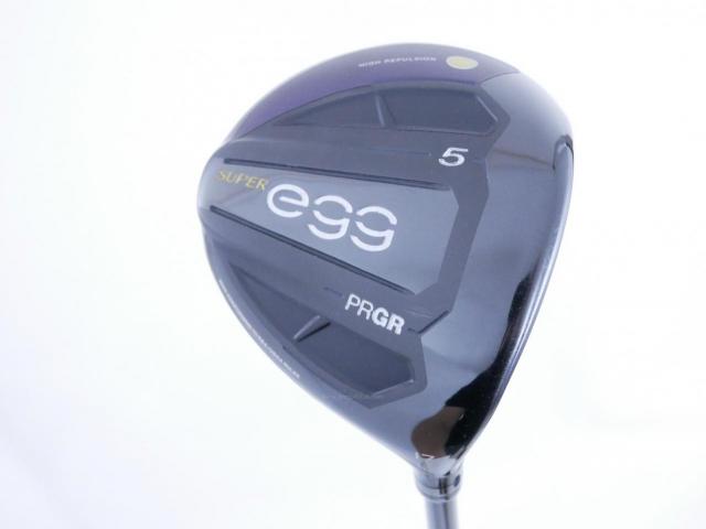Fairway Wood : PRGR : หัวไม้ 5 PRGR Super Egg (รุ่นปี 2021 หน้าเด้งเกินกฏ COR 0.84 หายากมาก) Loft 17 ก้าน M-37 Flex R