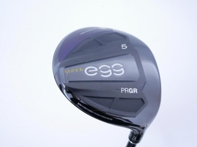 Fairway Wood : PRGR : หัวไม้ 5 PRGR Super Egg (รุ่นปี 2021 หน้าเด้งเกินกฏ COR 0.84 หายากมาก) Loft 17 ก้าน M-37 Flex R