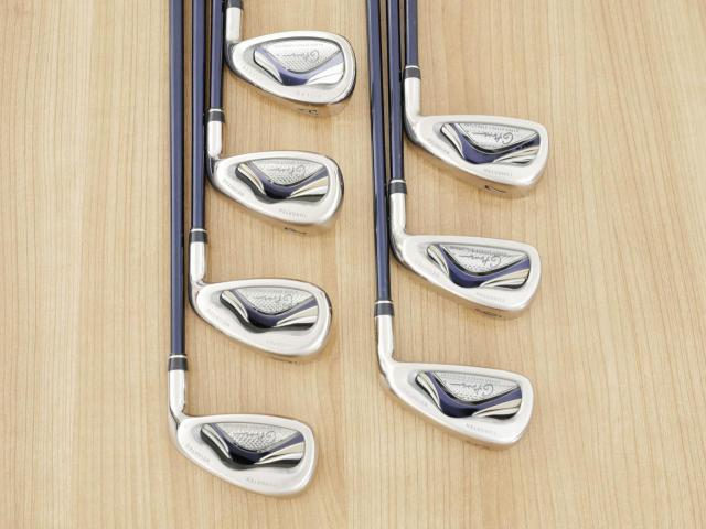 Iron set : Daiwa : **มีตำหนิ** ชุดเหล็ก Daiwa GIII (รุ่นท๊อปสุด หน้าเด้งสุดๆ ใบใหญ่ ตีไกล) มีเหล็ก 5-Pw,Aw (7 ชิ้น) ก้านกราไฟต์ Flex SR