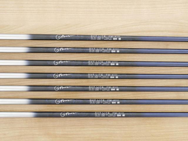 Iron set : Daiwa : **มีตำหนิ** ชุดเหล็ก Daiwa GIII (รุ่นท๊อปสุด หน้าเด้งสุดๆ ใบใหญ่ ตีไกล) มีเหล็ก 5-Pw,Aw (7 ชิ้น) ก้านกราไฟต์ Flex SR