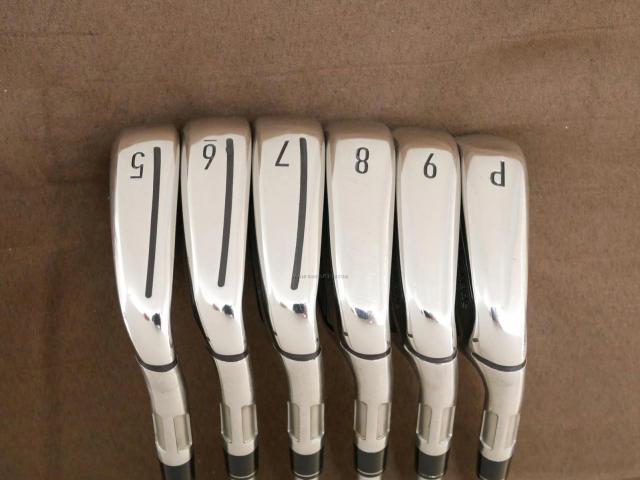 Iron set : Taylormade : ชุดเหล็ก Taylormade M5 (ออกปี 2019 Japan Spec) มีเหล็ก 5-Pw (6 ชิ้น) ก้านกราไฟต์ Mitsubishi TENSEI 80IR Flex S