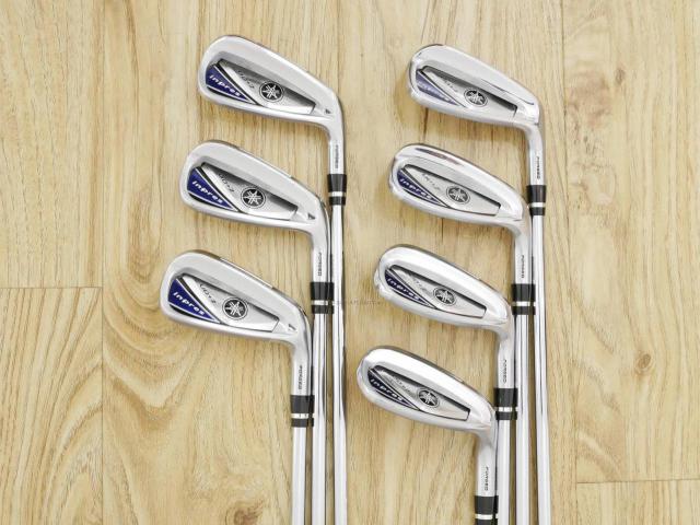Iron set : Yamaha : ชุดเหล็ก Yamaha Inpres UD+2 (ออกปี 2019 ตีไกลที่สุด ไกลกว่าเหล็กทั่วไป 2 เบอร์ หน้าเด้ง COR 0.822) มีเหล็ก 7-Pw,Aw,As,Sw (7 ชิ้น) ก้านเหล็ก NS Pro Zelos 7 Flex S