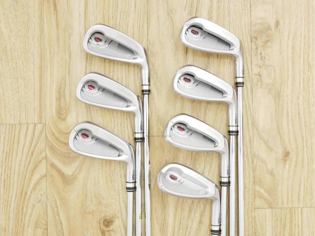 Iron set : PRGR : ชุดเหล็ก PRGR Egg PF Forged (รุ่นปี 2019 ตีง่ายและไกลมากๆ โกงสุดๆ) มีเหล็ก 6-Pw,Aw,As (7 ชิ้น) ก้านเหล็ก NS Pro 80 Flex SR
